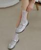 Seutyudiossagseutab [3Pack] Women'S See-Through Lace Punching Long Crew Socks