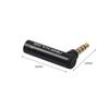 Right Angle 3.5mm OMTP To CTIA Male To Female Audio Plug Jack Adapter Converter