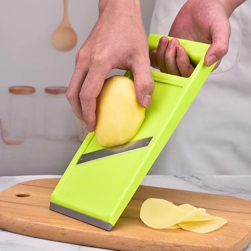 Portable Kitchen Vegetable Cutter Slice Organizer for Fácil Preparation Potato Grinder Carrot Slicing Tool Convenient Chef Tool