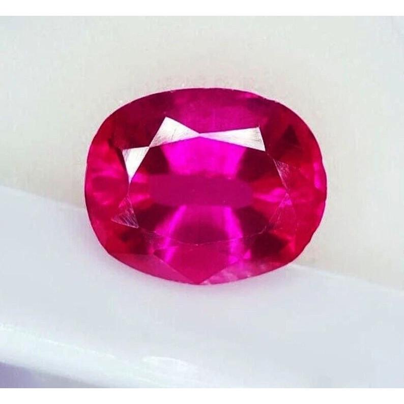 Natural Pink Sapphire Oval Cut 8-10 Ct Fabulous Certified Loose Gemstone