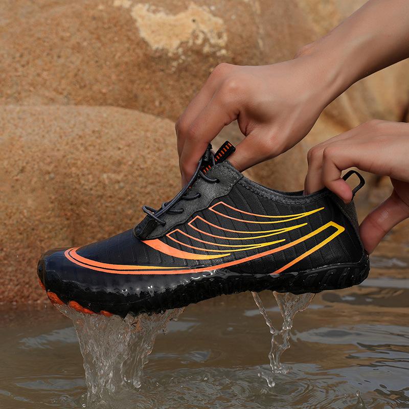 Outdoor Strandschuhe Herren- und Damen-Schwimm-, Tauch-, Wat-Schuhe Paar rutschfeste Bachwander-Schuhe Fünf-Zehen-Bergsteiger-Fitnessschuhe