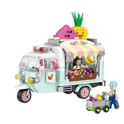 LOZ Fruit Truck Kompatibilní blok Lego, smíšené barvy