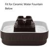Replacement Filters for Ceramic Pet Fountain Food Grade Water Fountain Filter Pump Filter Made of Activated Carbon and PP Cotton