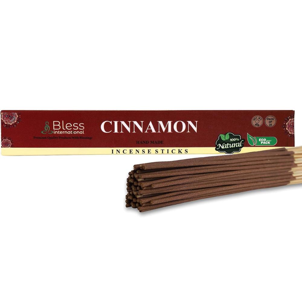 

Благословение-Корица-Благословение-Благовония-Палочки-100%-Натуральные-Ручной-Изделия-Вручную-Окунутые-Благовония-Палочки-Органические-Без-Химических-Веществ-Для-Очищения-Расслабления-Позитива 25 Sticks (40GM)