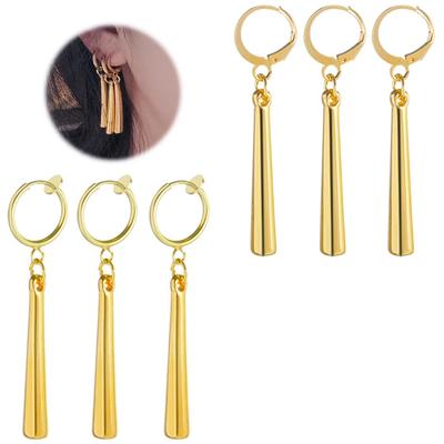 Anime Roronoa Zoro Cosplay Náušnice Unisex 3ks/Sada Přívěšek Sponky do uší Šperky Doplňky ke kostýmu Rekvizity Eardrop