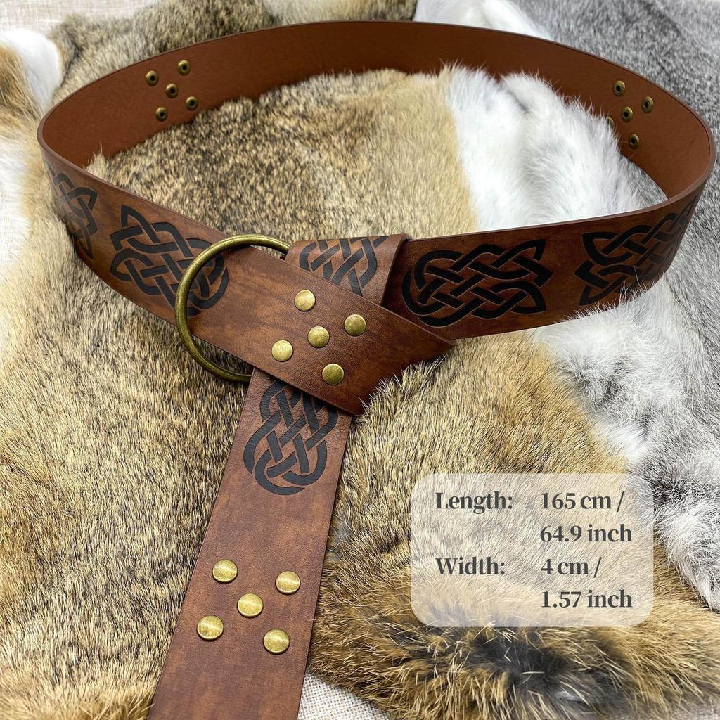 Medieval PU Leather Belt LARP