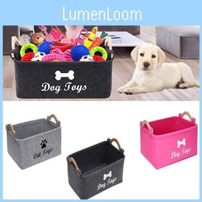 Grande Boîte de Rangement en Feutre Pour Jouets d'Animaux Pratique Et Facile à Utiliser