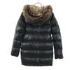 DUVETICA kappa down coat 38 Charcoal black With raccoon fur Women Used
