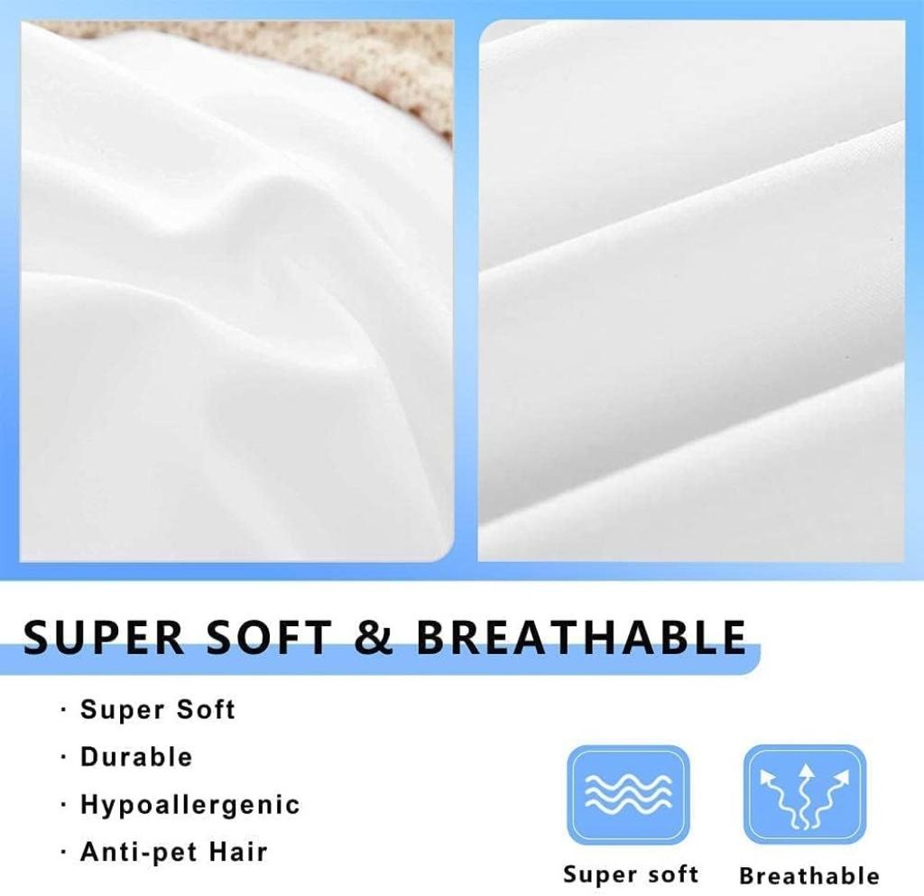 Colourful Puzzles, Soft Microfibre Children's Bedding Set Boys Girls Single Bed Duvet Cover Set with Zip and 2 Pillowcases