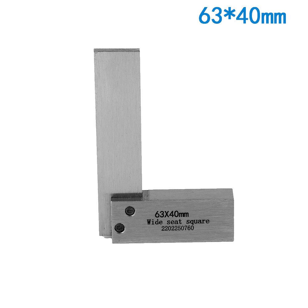 ETOPOO 90° Wide Base L-Shaped Carbon Steel Angle Ruler - Thickened Corner & Edge Measuring Tool