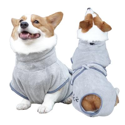 Pet It Coral Fleece Dog Absorbent Bathrobe Bathrobe Microfiber Large Dog Pet Clothes Autumn and Winter