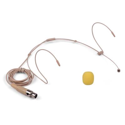 Leichtes, am Kopf getragenes Headset-Mikrofon, Kondensatormikrofon, 4-poliger Mini-XLR-Stecker für kabelloses Taschensender