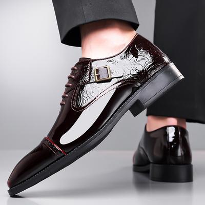 Herren-Lederschuhe für Geschäftsleute Gentleman-Retro-Stil Party und Büro Erwachsenenmode Outdoor-Straßenschuhe Vielseitig für den Alltag