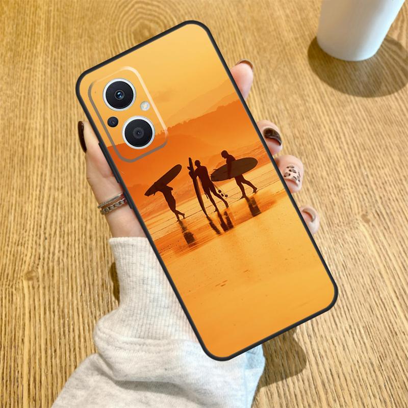 Surfer Surf Hang Loose Shak Funda For OPPO Reno 12F 11F 13F 14F 8T 8 Lite 10 11 12 13 14 OPPO Find X8 X6 X5 X9 Pro Case