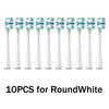 10 bucăți capete de periuță de înlocuire pentru aspirator pentru Usmile Y1S/Y4/U1/U2/U3/P1/P4 Gamă completă moale DuPont Sonic duze de curățare pentru periuță de dinți electrică
