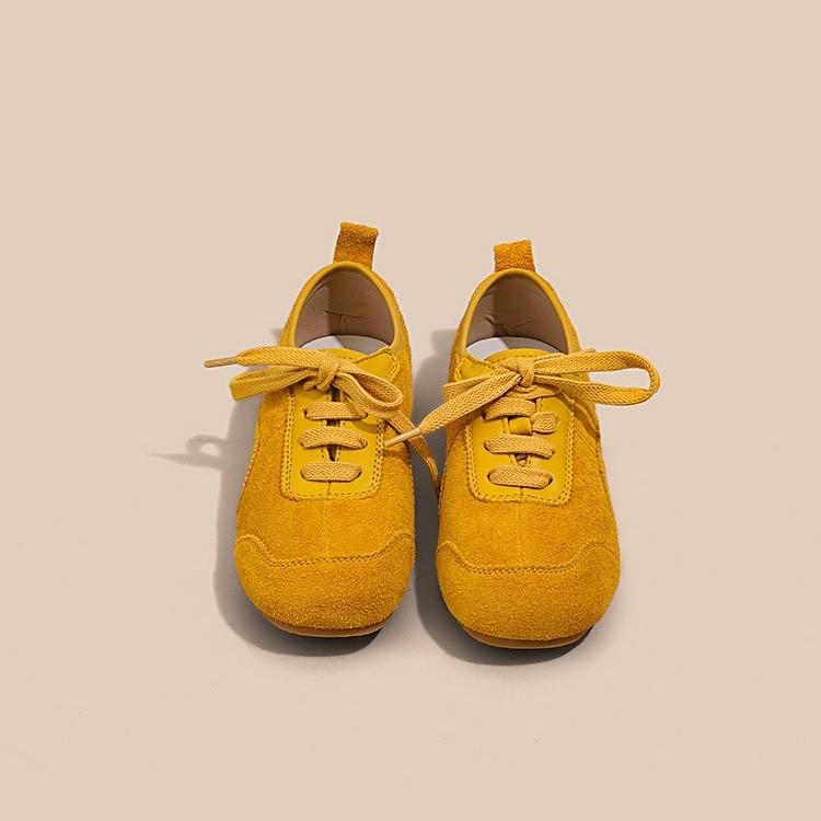 

2025 summer new flat-bottomed German training shoes women s gray super fire feet small casual board shoes sports Forrest Gump dad shoes 40 жёлтый