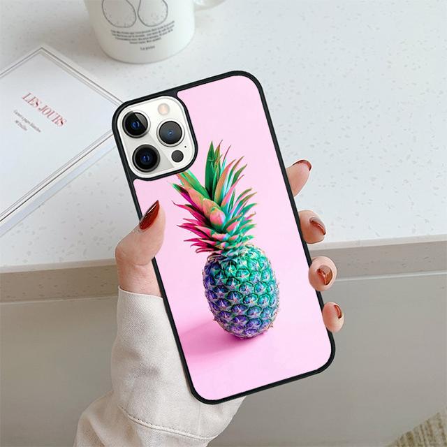 Pineapple Summer Phone Case For iPhone 17 Air 13 12 14 15 16 Cover For Apple 14 15 16 Pro Max 6S Plus Coque