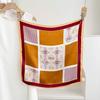 100% Mulberry Silk Small Square Scarf - European Style, High-End Feel, Perfect for Mother's Birthday or Business Gift