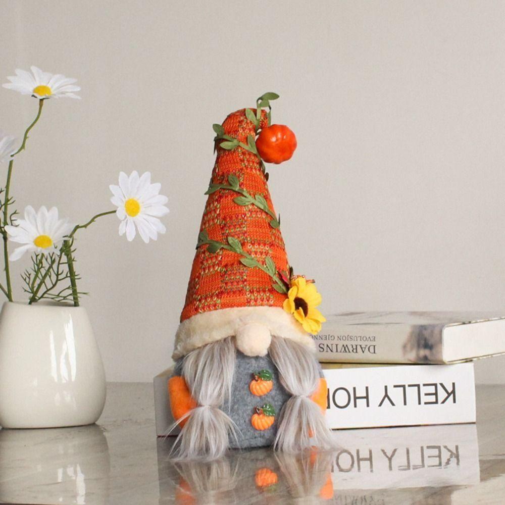 Gnome Doll Dwarf Props Doll DIY Rudolph Doll Ornaments Halloween Gnome Doll  Halloween