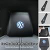 W19Car Seat Headrest Cover Leather Neck Pillow Protector Accessories For Volkswagen VW Golf 4 6 7 GTI Tiguan Passat B5 B6 B7 CC MK5