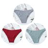 Dámské bavlněné kalhotky s nízkým pasem Dámské sportovní bikiny spodky Elasticita Pohodlné spodní prádlo Dámské kalhotky Spodní prádlo M-XL