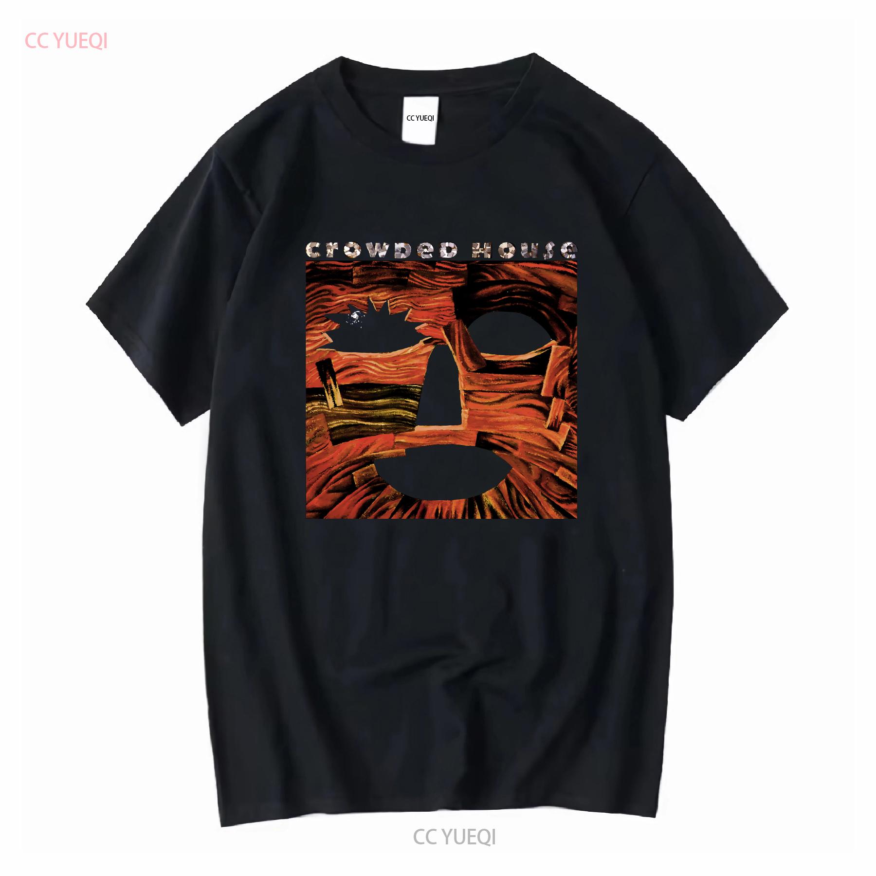 Хлопковая футболка Woodface Crowded House Music Нил Финн Ник Сеймур винтажная стираная слегка универсальная повседневная мода стритвир 4XL