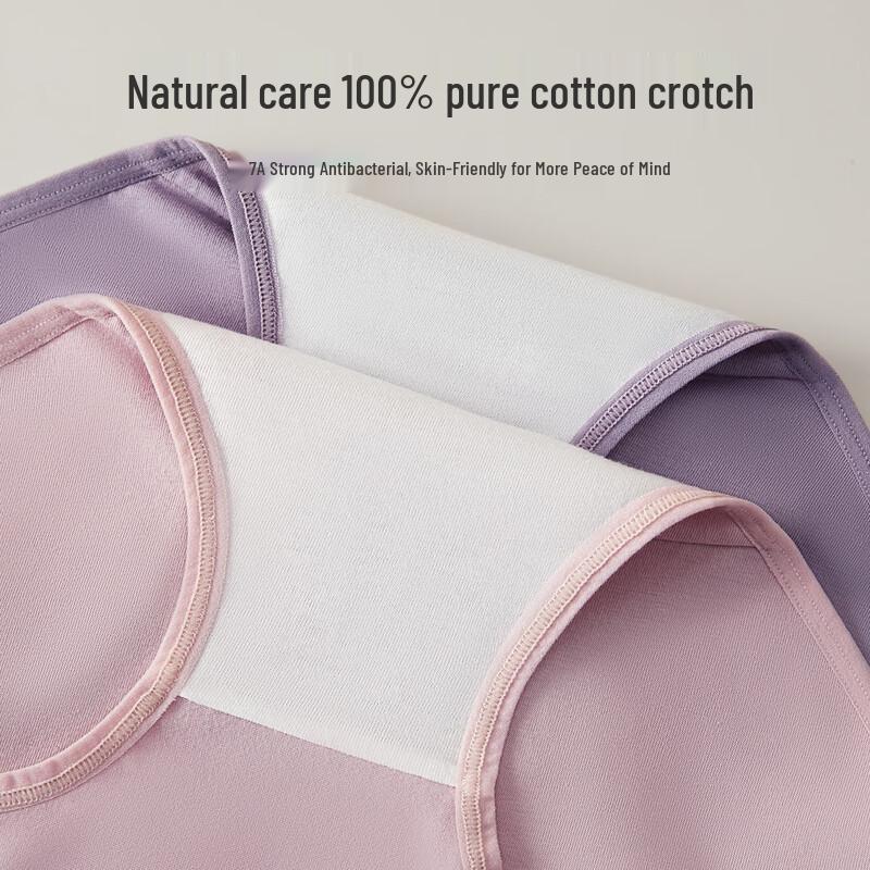 Mao Ren Women's High-Waist Cotton Tummy Control Briefs