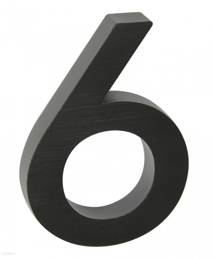 Black Plastic Number 200mm 9
