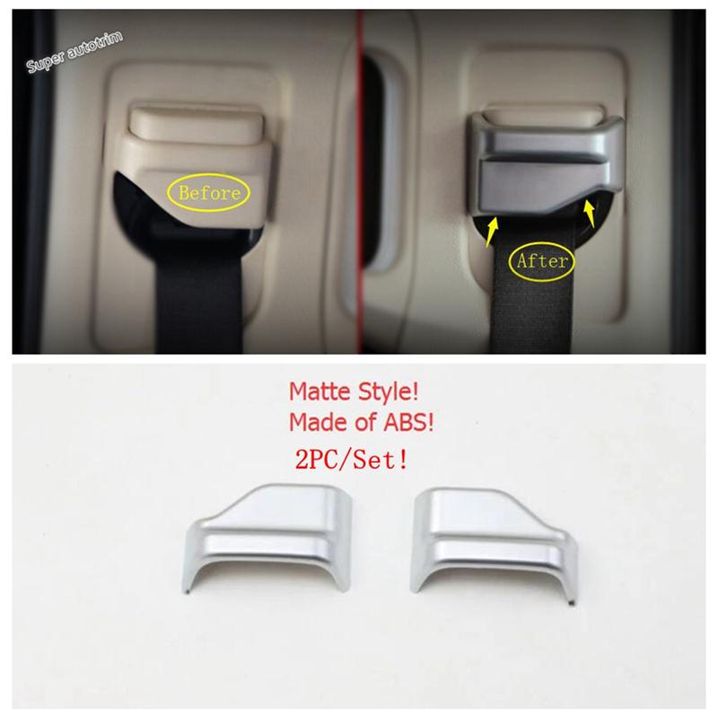 Matte Interior Refit Kit Safety Belt Buckle / Cup Holder / AC Vent Cover Trim For Mercedes-Benz V Class V260 W447 2014 - 2025