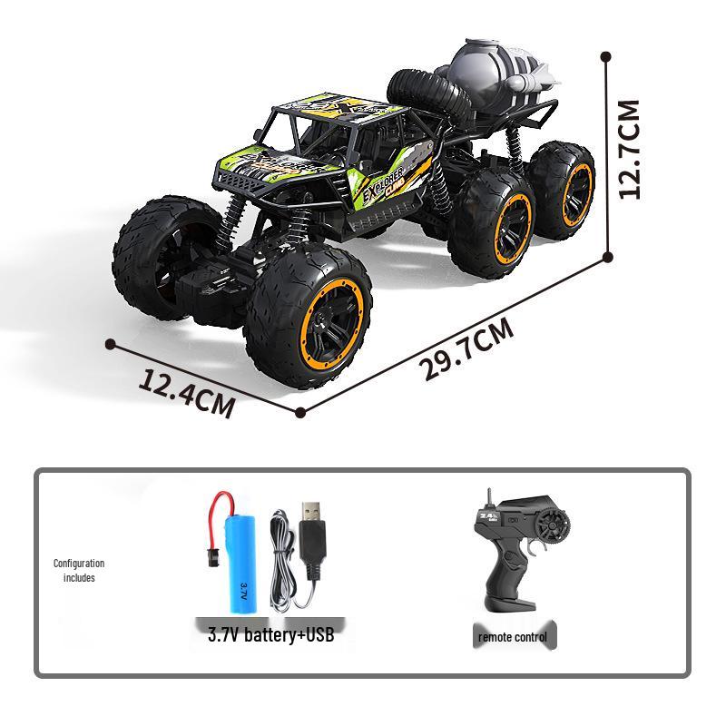 Cross-Border Electric Alloy Climbing Car - Durable Remote Control Off-Road Toy with Water Bomb Feature for Kids