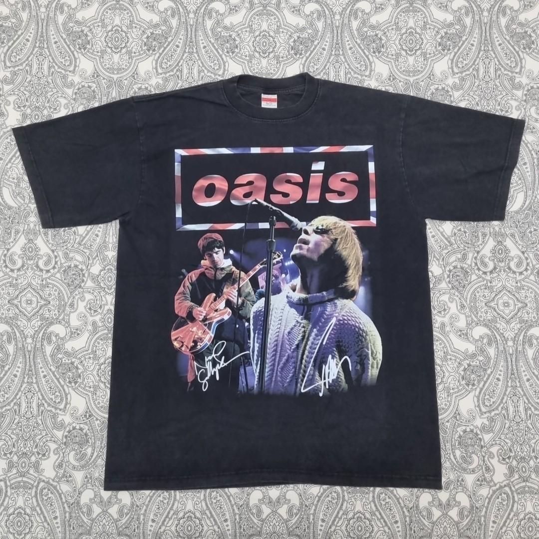 

Винтажная футболка группы Oasis Мужская Женская Футболка Топ Britpop Лиам Галлахер Концертный Тур Футболка 90-х S