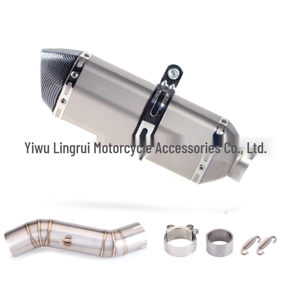 Flame Motorcycle Exhaust Pipe for CBR500F, CBR500X, CBR400F - Modified Middle