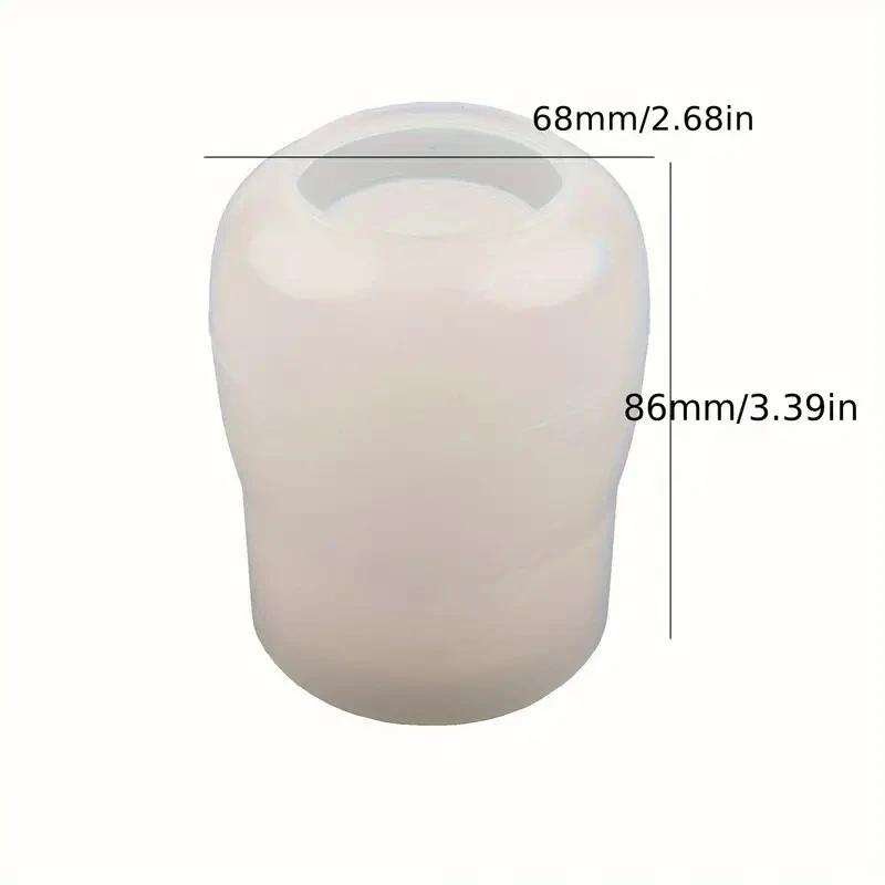 1Pcs Crystal Resin Drop Glue Jar Bottle Silicone Mold, DlY Wishing Bottle Storage Jar Making Silicone Mold for Handmade Craft