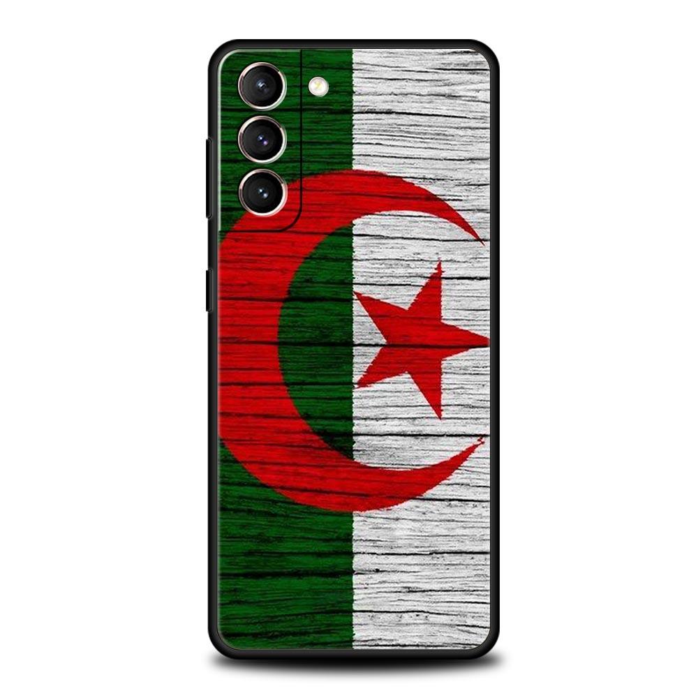 Algeria Passport Phone Case For Samsung Galaxy S25 Edge S24 S23 S22 S20 Ultra S21 FE 5G S10 Plus Soft TPU Cover