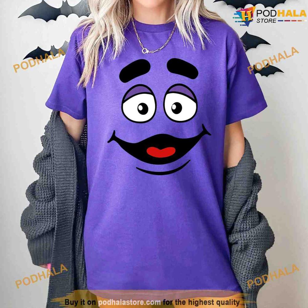 

Grimace Face Halloween Costume Shirt For Women Men L