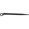 TOP with Made In (TOP) Single-Ended Open-End Wrench, 21mm, Forged, 60°, Spindle, SM-21, Japan, Tsubame-Sanjo