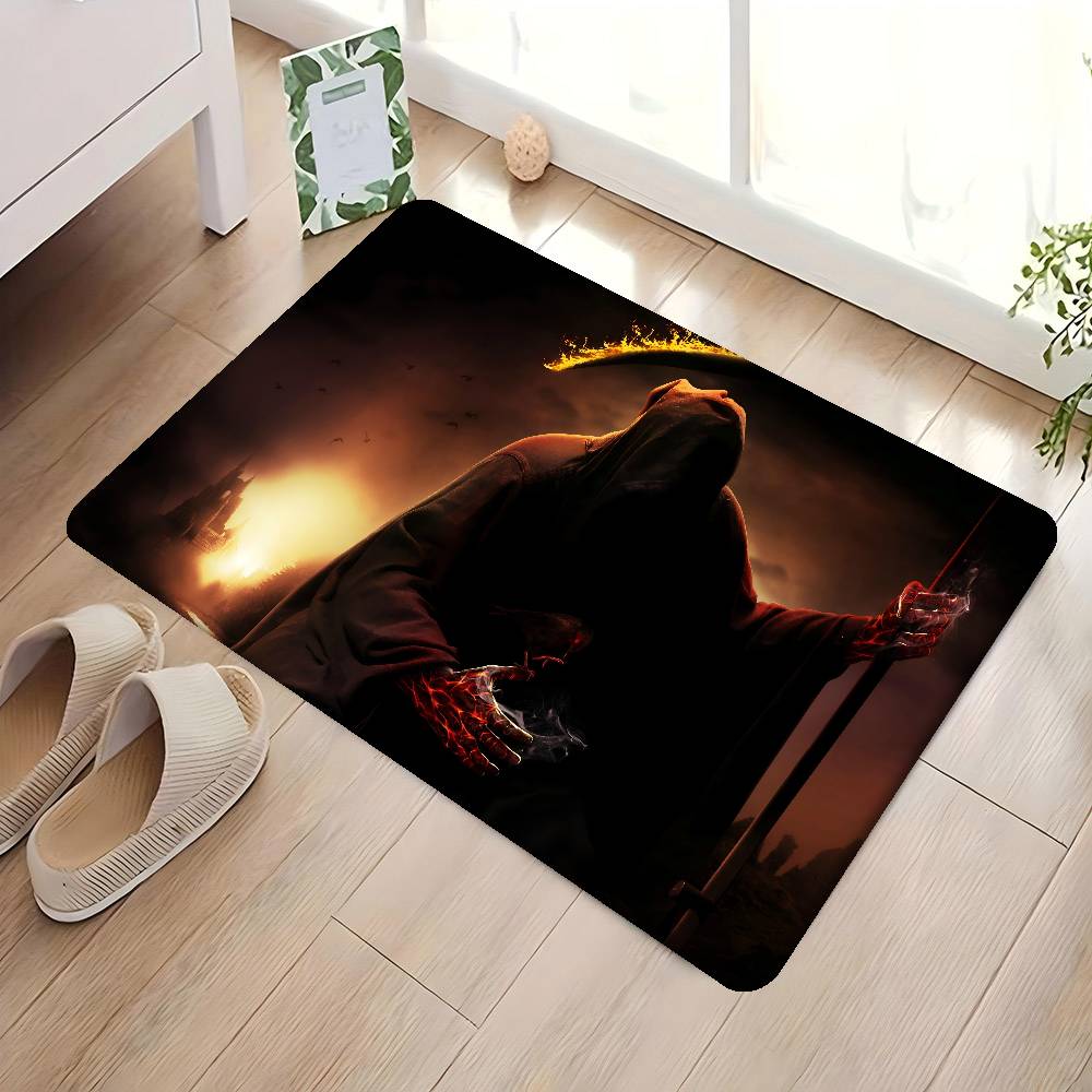 

D-Dark Grim Reaper Anime Entrance Door Mat Nordic Style Home Doormat Bathroom-Toilet Mats Bedroom Hotel Decor Mat 40x60 cm