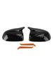 Real Carbon Fiber Side Mirror Cover Cap For BMW X3 X4 X5 X6 X7 2018-2021