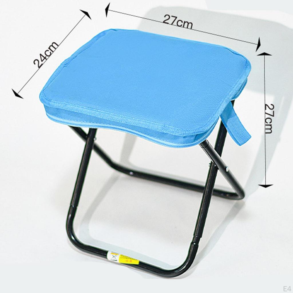 Campinghocker, Reißverschlusstasche im Outdoor-Abfluss, Klapphocker für Gartenkonzert