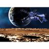 Aerospace Art Poster: Decorative Kraft Paper, Framed Wall Mural