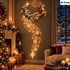 Light Up Angel Wall Lamp, Luminous Wing Resin Wall Decor, Christmas Star Scene Ornament, Festive Atmosphere Home Decoration Gift