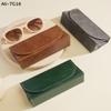 Premium PU Large Capacity Men's Eyeglass Case Shockproof Portable Glasses Storage Box Eyeglass Box For Gift