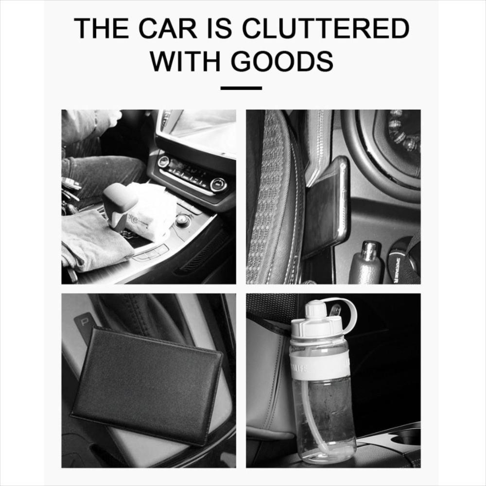 Multifunctional Car Seat Side Storage Bag Wear-Resistant Tissue Holder  Automotive Interior