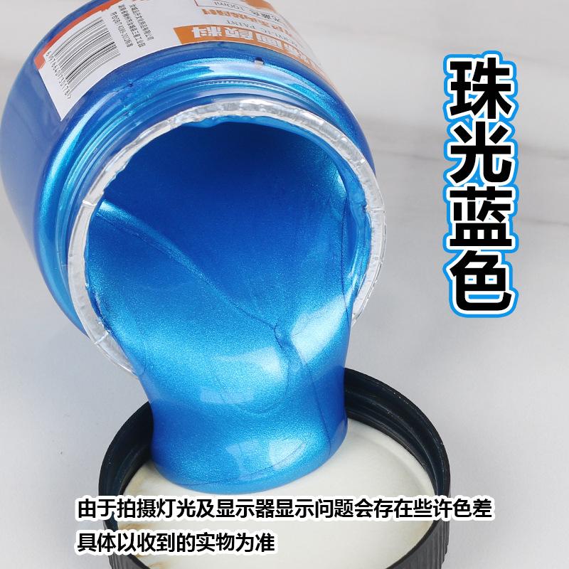 100/300ml Pearlescent Metallic Pigments Artists Standing Studio Training Wall Painting Pigments