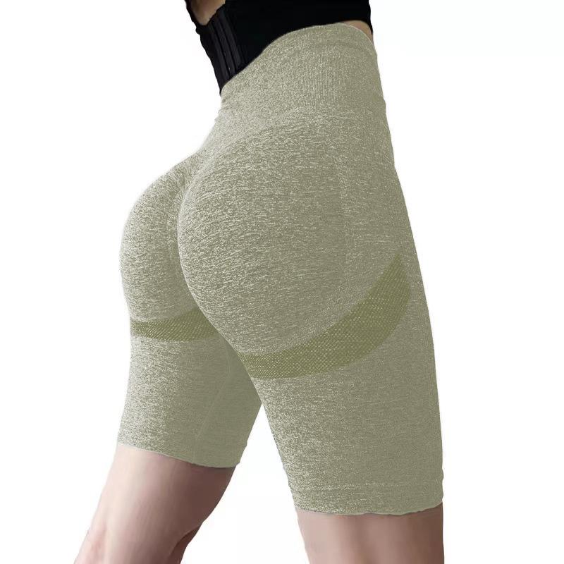 Tight And Perky Shorts, Women'S Leggings, Quick Drying Fitness Pants, High Waisted And Hip Lifting Sports Pants, Versatile Shorts For Outerwear