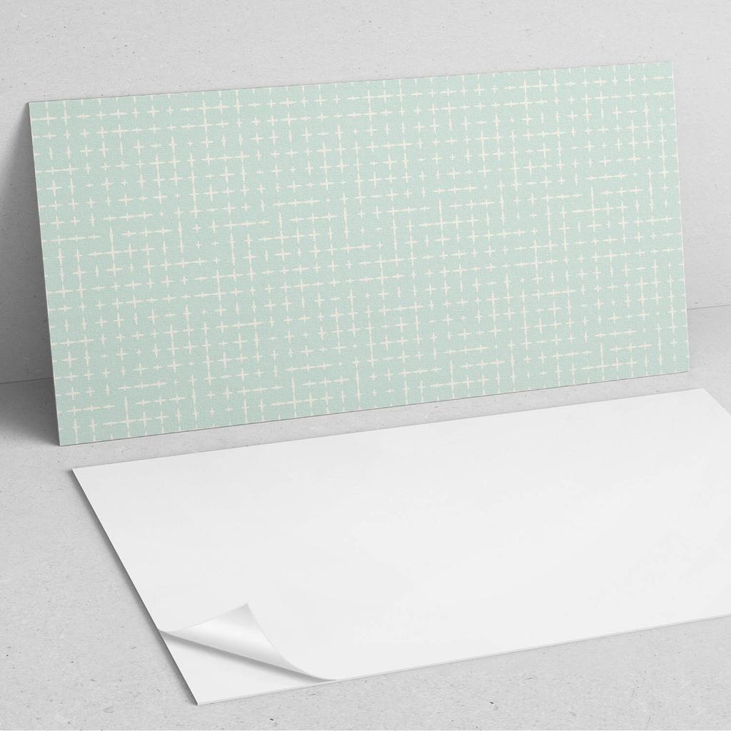 Self-Adhesive Vinyl Panel With Print 120x60 cm Geometry of lines and crosses