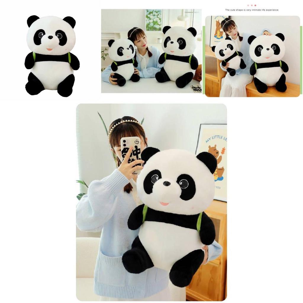 Authentic Avocado Backpack Panda Plush Toy Teddy Bear Pillow Gift Wholesale