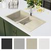 Granite Double Basin Sink Beige