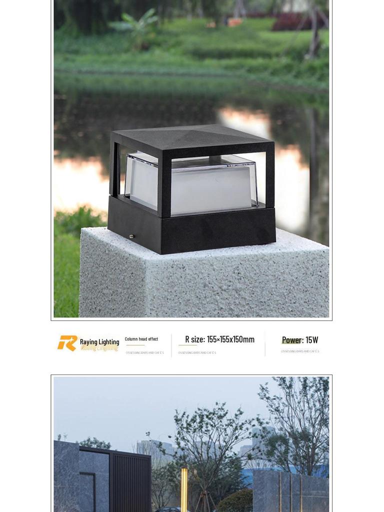 European Outdoor Waterproof LED Wall and Fence Light