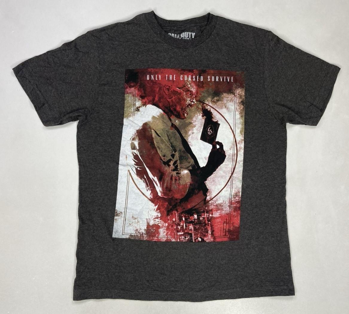 Call Of Duty Black Ops III Only The Cursed Survive Graphic T-shirt Men Medium L